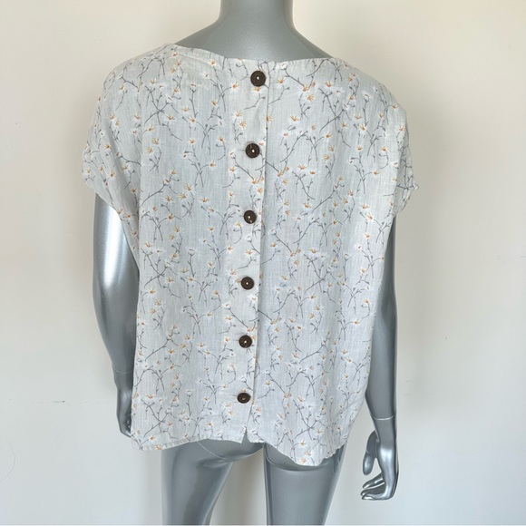 Cynthia Rowley linen top size S - Picture 3 of 7